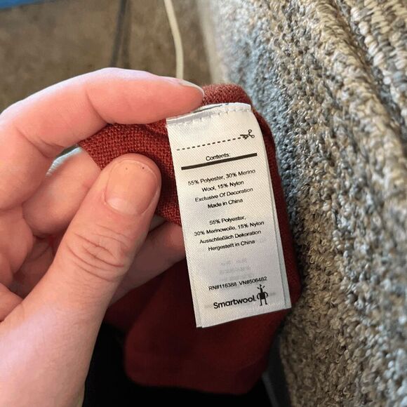 Smartwool Shadow Pine Colorblock Lightweight Sweater - Size M - Picture 6 of 6